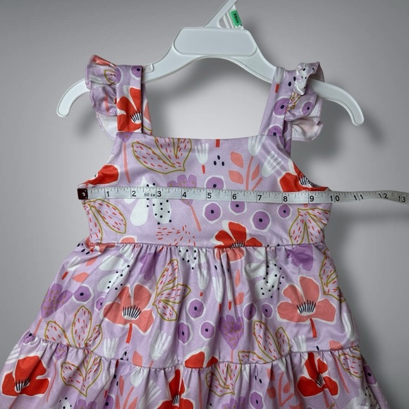 Mila & Rose floral Spring Ruffle Maxi Dress Size 3T - Picture 6 of 10